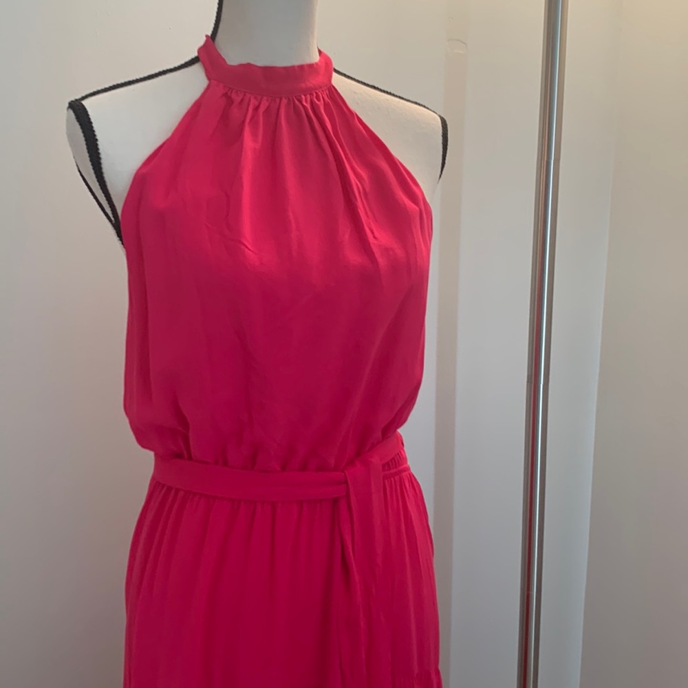 Halter midi dress